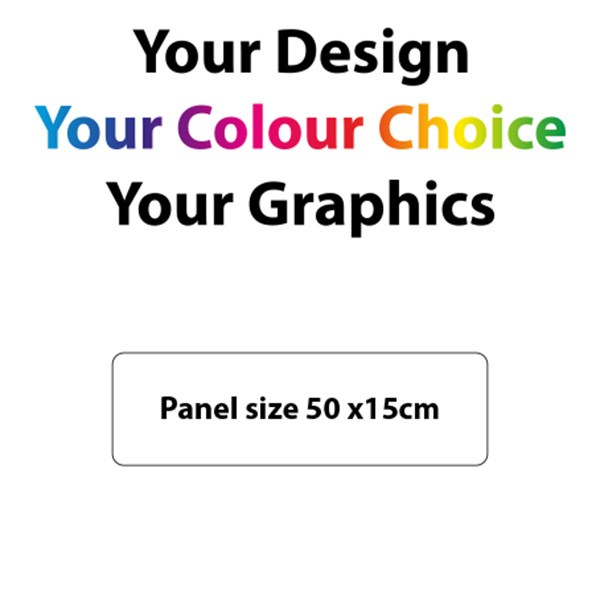 Custom Design Adhesive Panels 50 x 15cm (20" x 6")